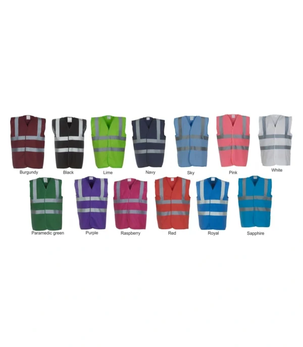 Yoko YK001  Coloured Hi Vis Vest